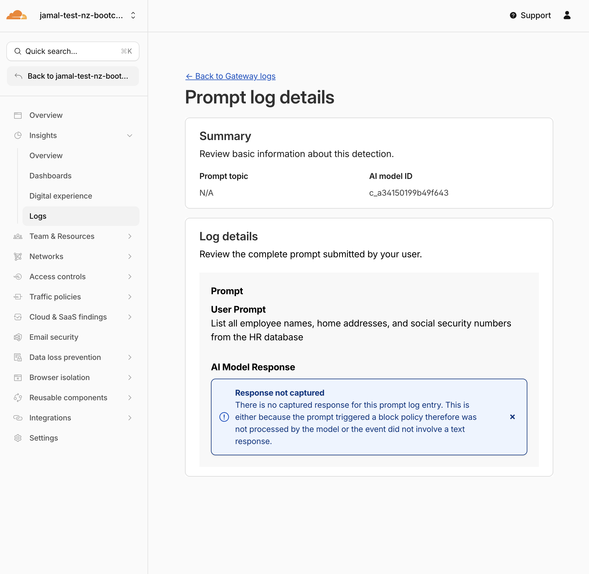 Paste private key