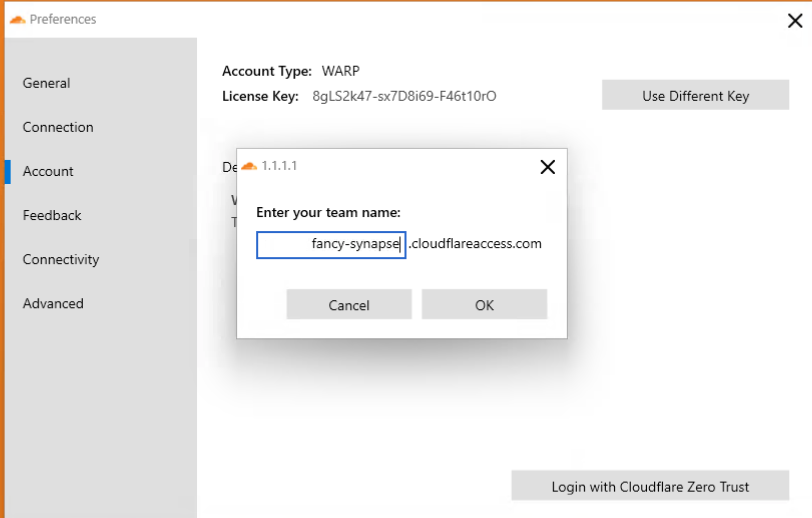 Login to ZT