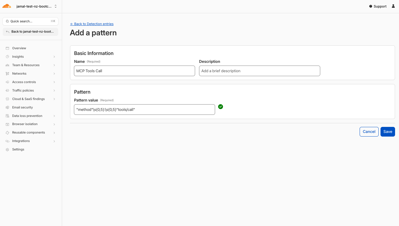 MCP Initialize regex