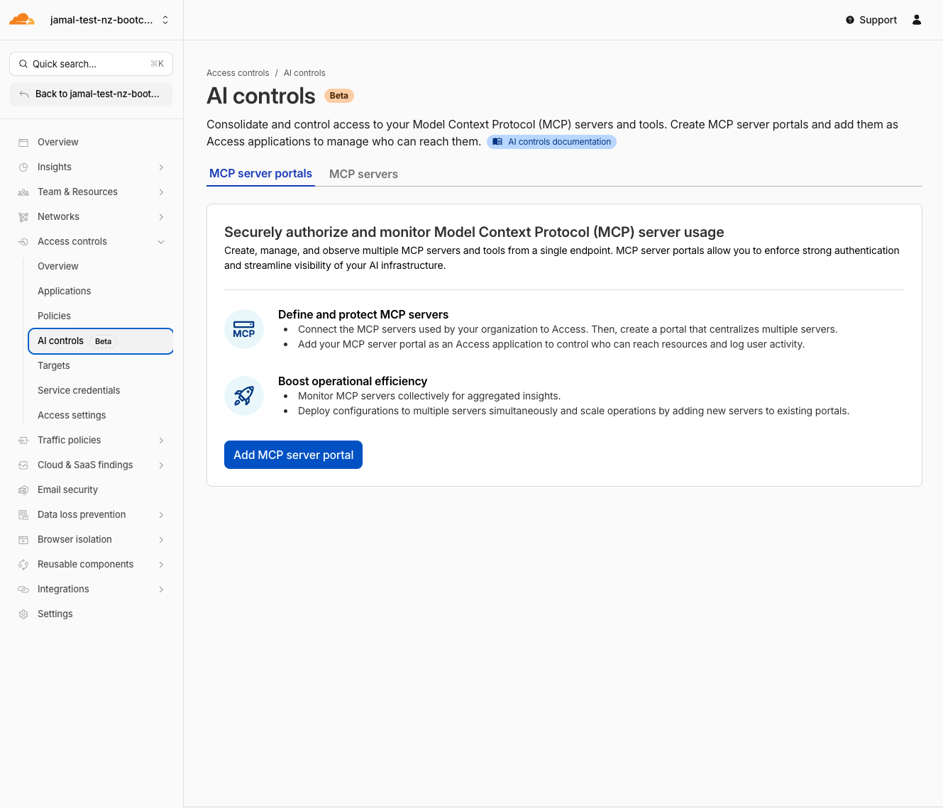 Navigate to AI controls